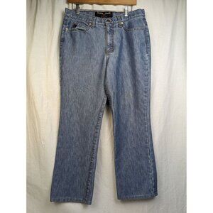 Guess Women's Vintage Bootleg Made in USA Light Wash Denim Jeans Sz 31